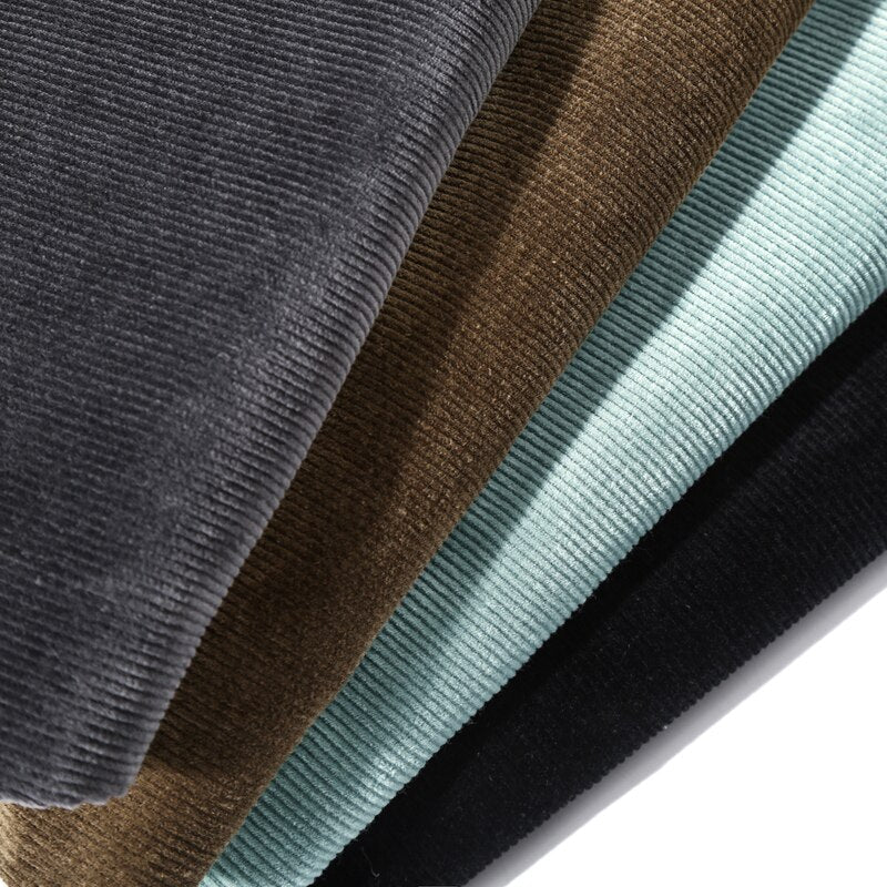 Jacob | Pantaloni in Corduroy a Vita Media.