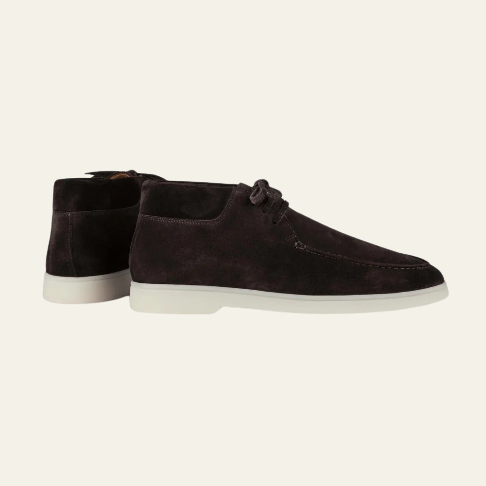 MARIVELOFASHION | DESERT BOOT | STIVALETTI IN CAMOSCIO VEGANO GRIGIO CALDO