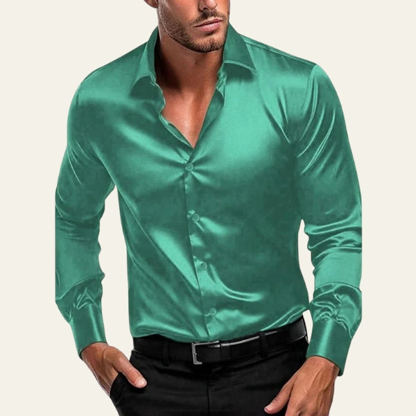 MARIVELOFASHION | CAMICIA MANICA LUNGA | TESSUTO SATINATO