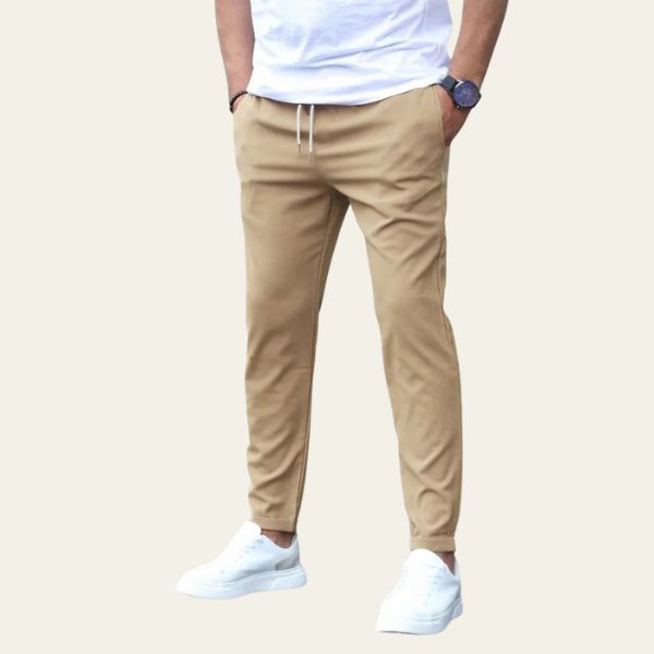 MARIVELOFASHION | PANTALONI SLIM FIT ELASTICIZZATI | COTONE