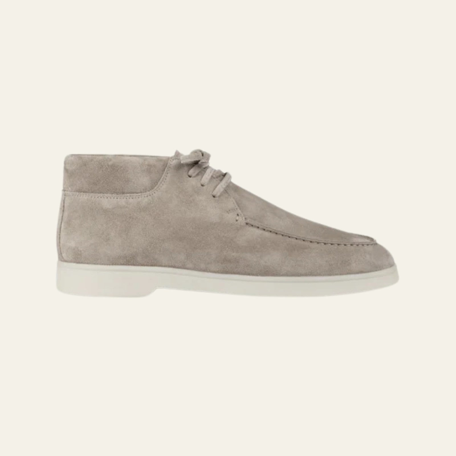 MARIVELOFASHION | DESERT BOOT IN CAMOSCIO VEGANO – GRIGIO CHIARO