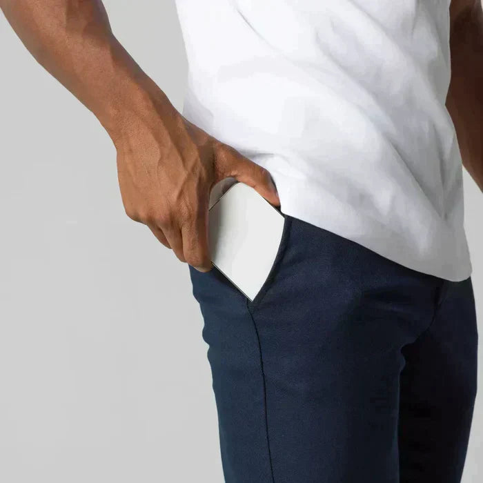 MARIVELOFASHION | PANTALONI SLIM FIT ELASTICIZZATI | GAMBA AFFUSOLATA