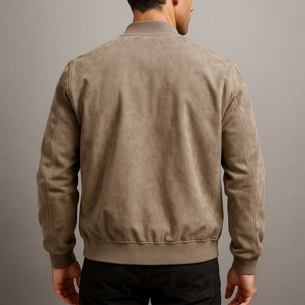 MARIVELOFASHION | GIACCA URBANA IN PELLE SCAMOSCIATA DA UOMO