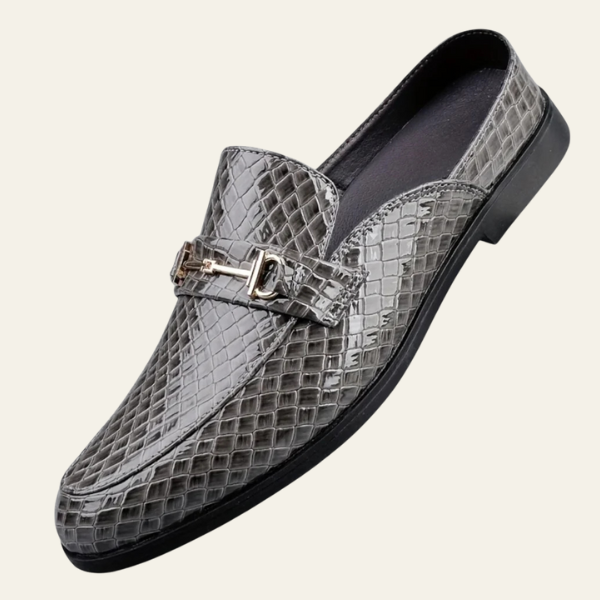 MARIVELOFASHION | Mocassini Eleganti | Slip-On in Pelle Vegana Lucida con Fibbia