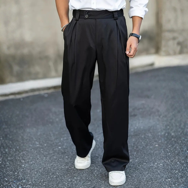 MARIVELOFASHION | PANTALONI CON PINCE | VESTIBILITÀ RILASSATA