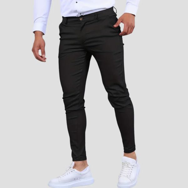 MARIVELOFASHION | PANTALONI SLIM IN VISCOSA