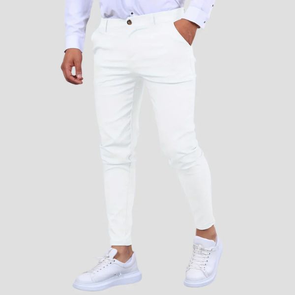 MARIVELOFASHION | PANTALONI SLIM IN VISCOSA