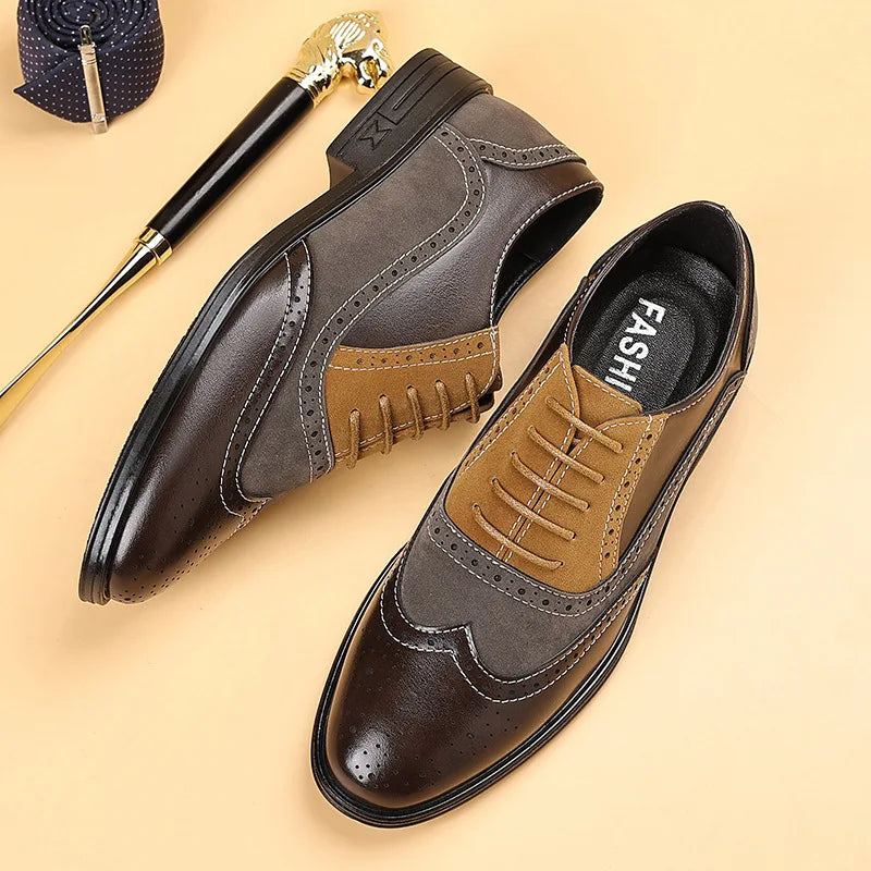 MARIVELOFASHION | SCARPE BROGUE CON LACCI DA UOMO