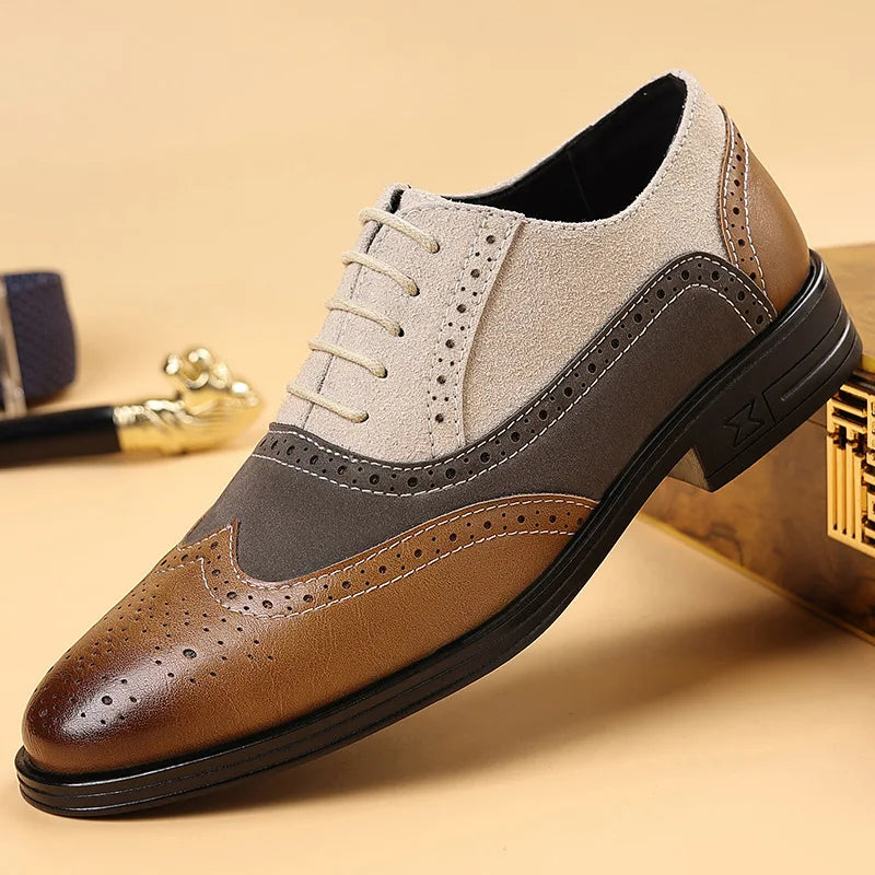 MARIVELOFASHION | SCARPE BROGUE CON LACCI DA UOMO