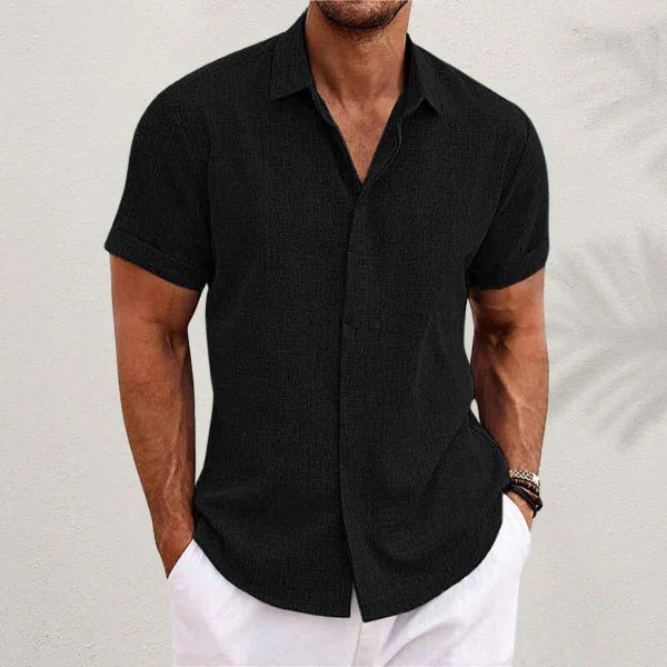 MARIVELOFASHION | CAMICIA A MANICHE CORTE | TESSUTO LEGGERO