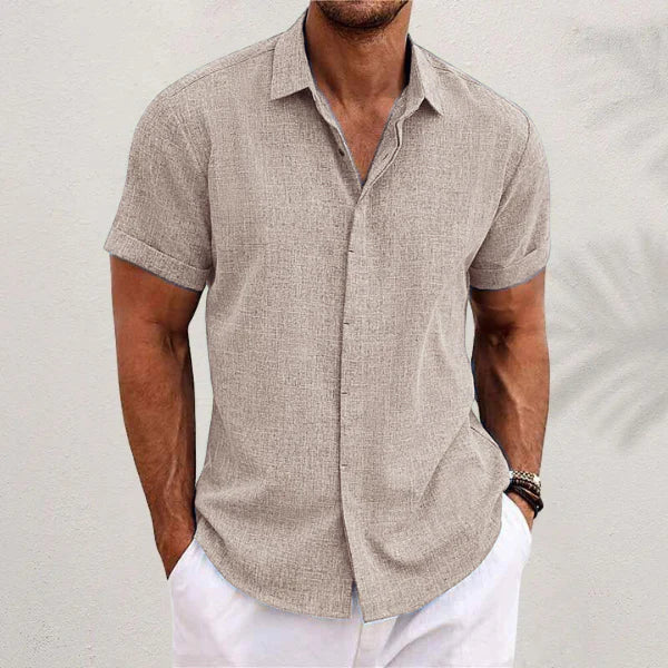 MARIVELOFASHION | CAMICIA A MANICHE CORTE | TESSUTO LEGGERO