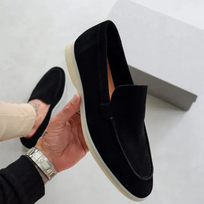 MARIVELOFASHION | MOCASSINI ELEGANTI IN CAMOSCIO DA UOMO
