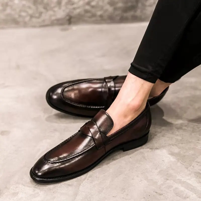 MARIVELOFASHION | Mocassini Classici in Pelle | Scarpe Eleganti