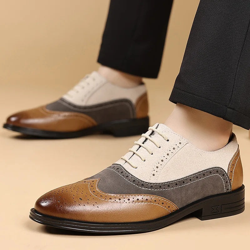 MARIVELOFASHION | SCARPE BROGUE CON LACCI DA UOMO
