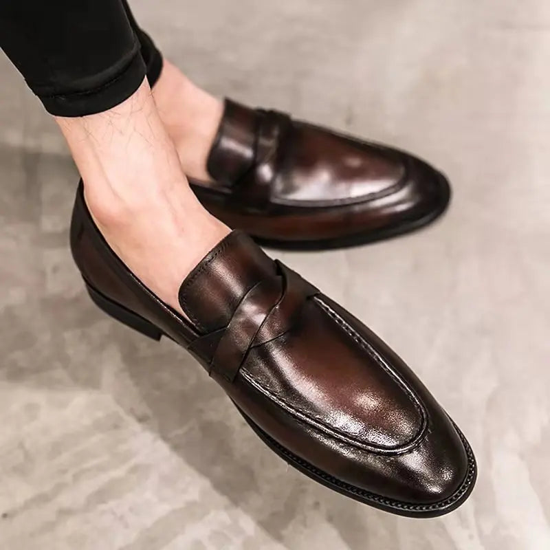 MARIVELOFASHION | Mocassini Classici in Pelle | Scarpe Eleganti