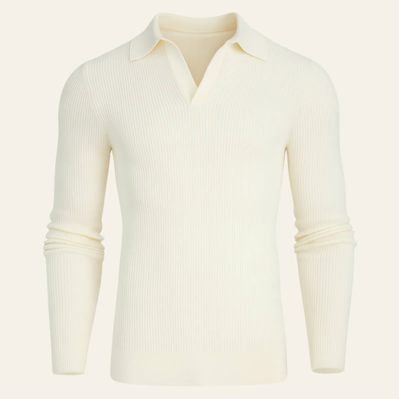 MARIVELOFASHION | POLO IN MAGLIA DI COTONE A COSTE | MANICA CORTA