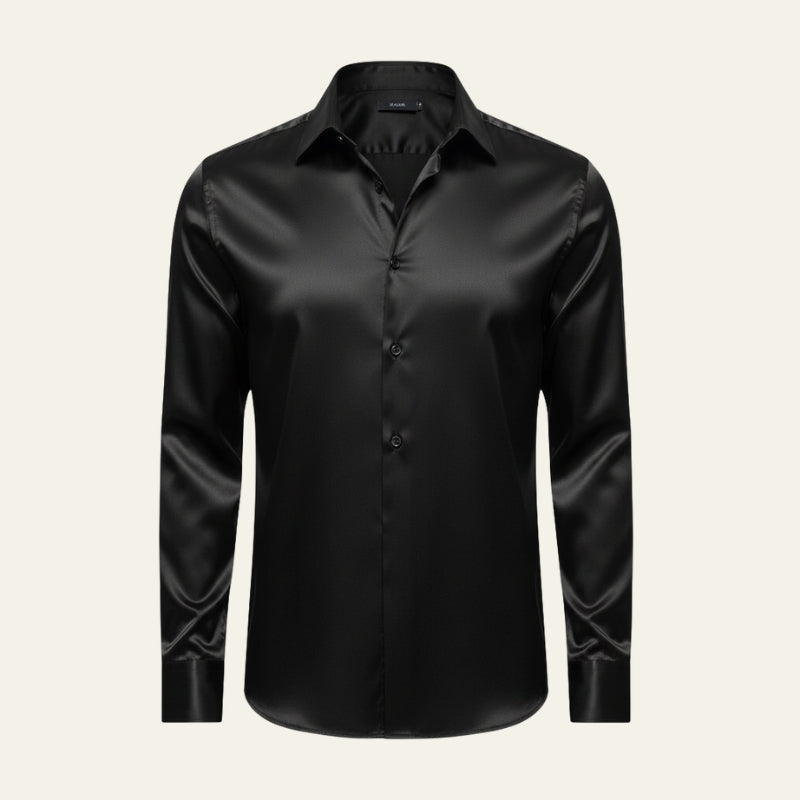 MARIVELOFASHION | CAMICIA MANICA LUNGA | TESSUTO SATINATO