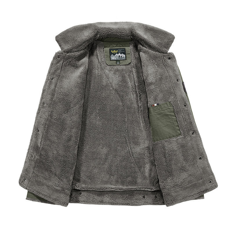 MARIVELOFASHION | GIACCA IN COTONE FODERATA IN SHERPA DA UOMO
