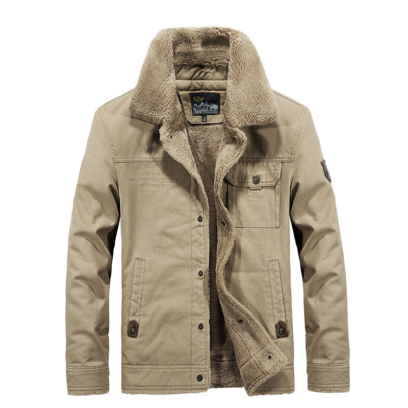 MARIVELOFASHION | GIACCA IN COTONE FODERATA IN SHERPA DA UOMO
