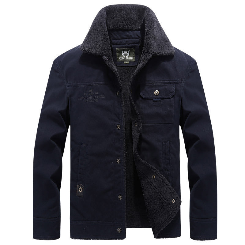 MARIVELOFASHION | GIACCA IN COTONE FODERATA IN SHERPA DA UOMO