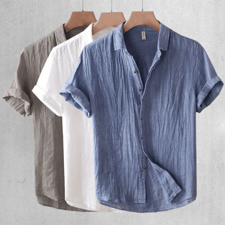 Scott | Elegante Camicia a Maniche Corte con Bottoni