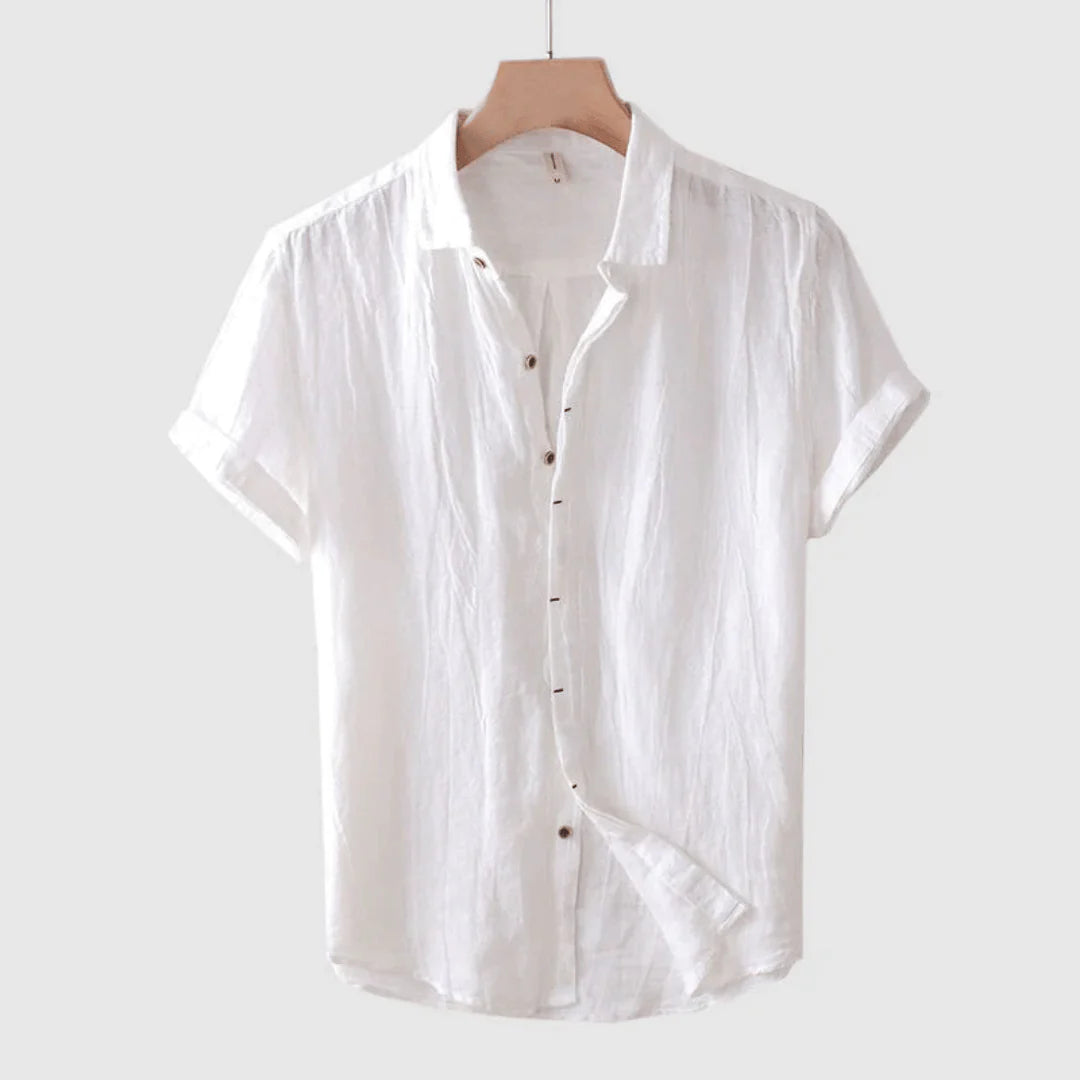 Scott | Elegante Camicia a Maniche Corte con Bottoni