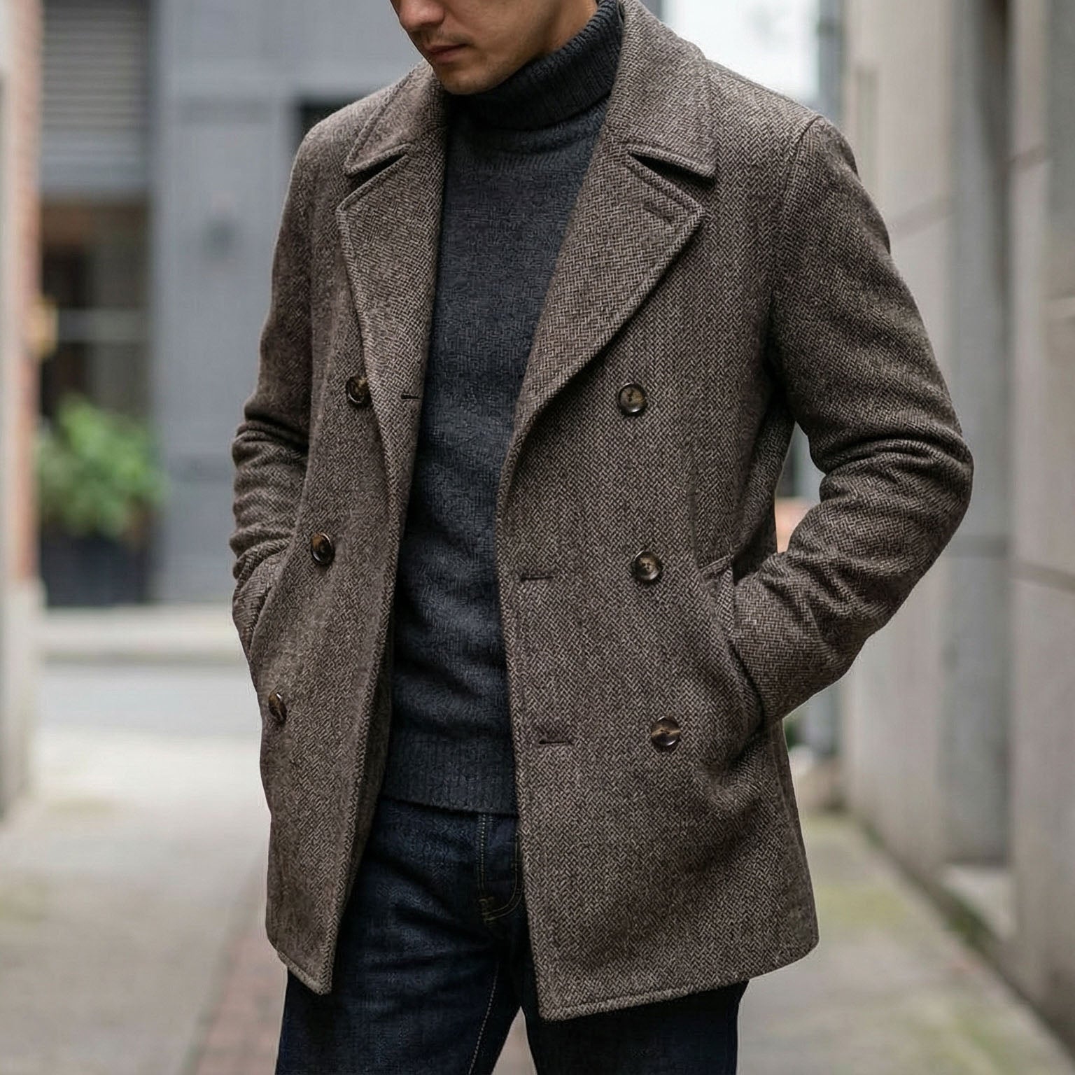 MARIVELOFASHION | CAPPOTTO STRUTTURATO IN LANA DA UOMO