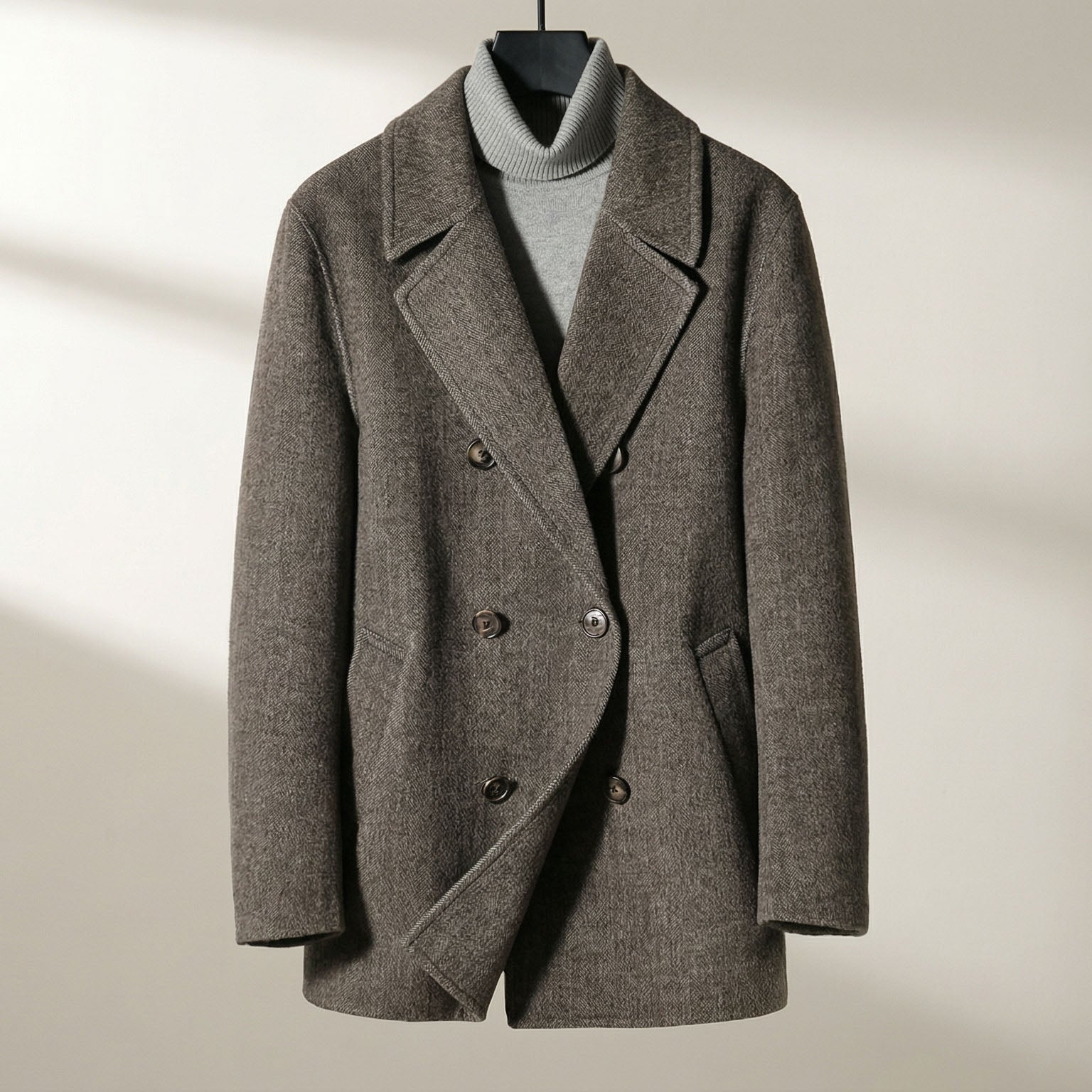 MARIVELOFASHION | CAPPOTTO STRUTTURATO IN LANA DA UOMO