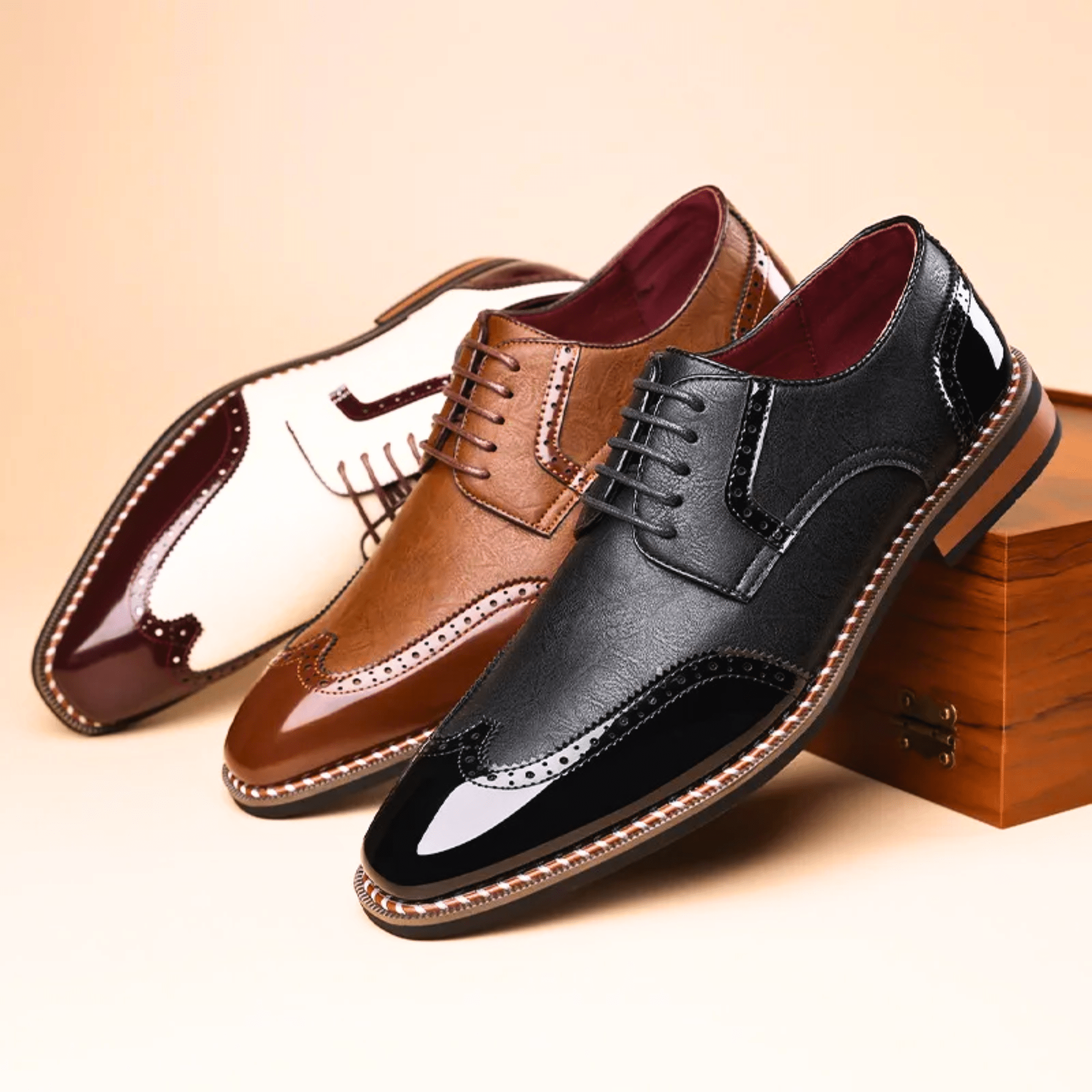 MARIVELOFASHION | SCARPE BICOLORE DA UOMO