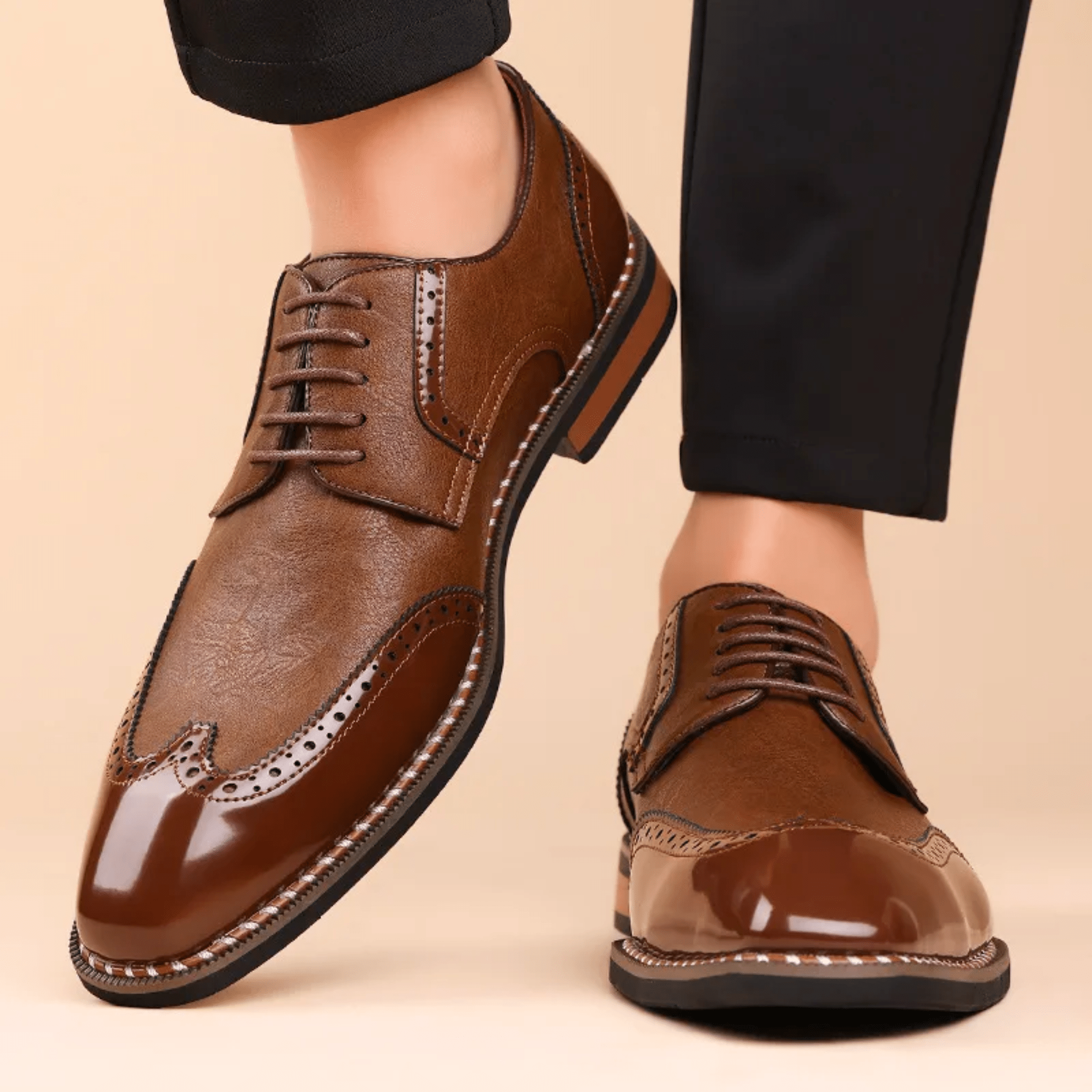 MARIVELOFASHION | SCARPE BICOLORE DA UOMO