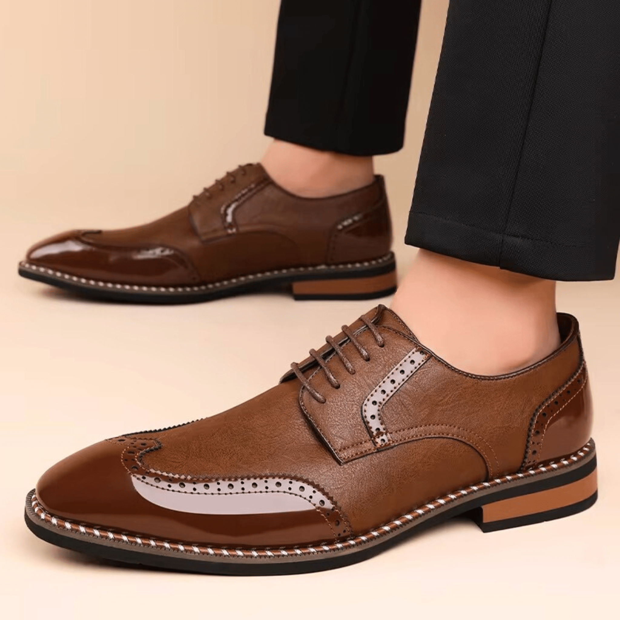 MARIVELOFASHION | SCARPE BICOLORE DA UOMO