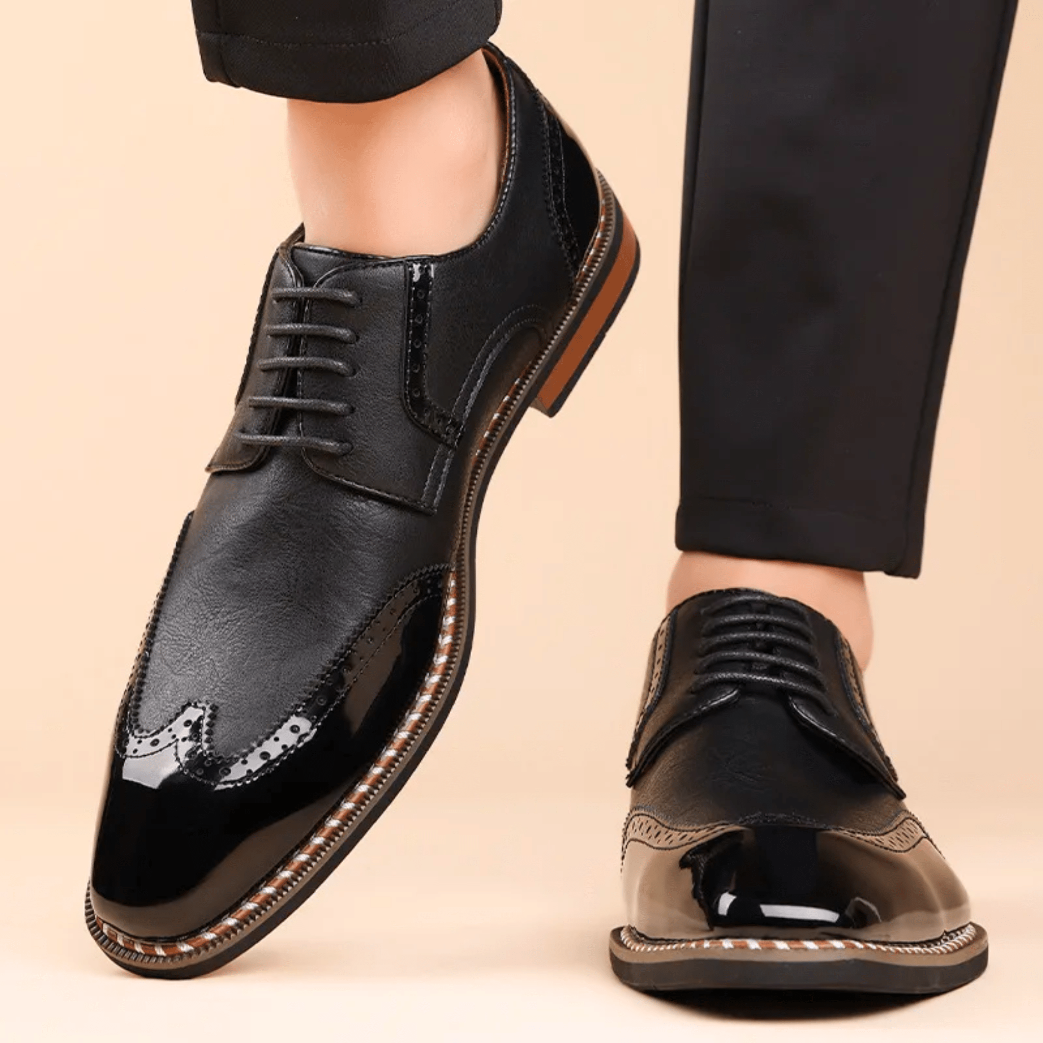 MARIVELOFASHION | SCARPE BICOLORE DA UOMO