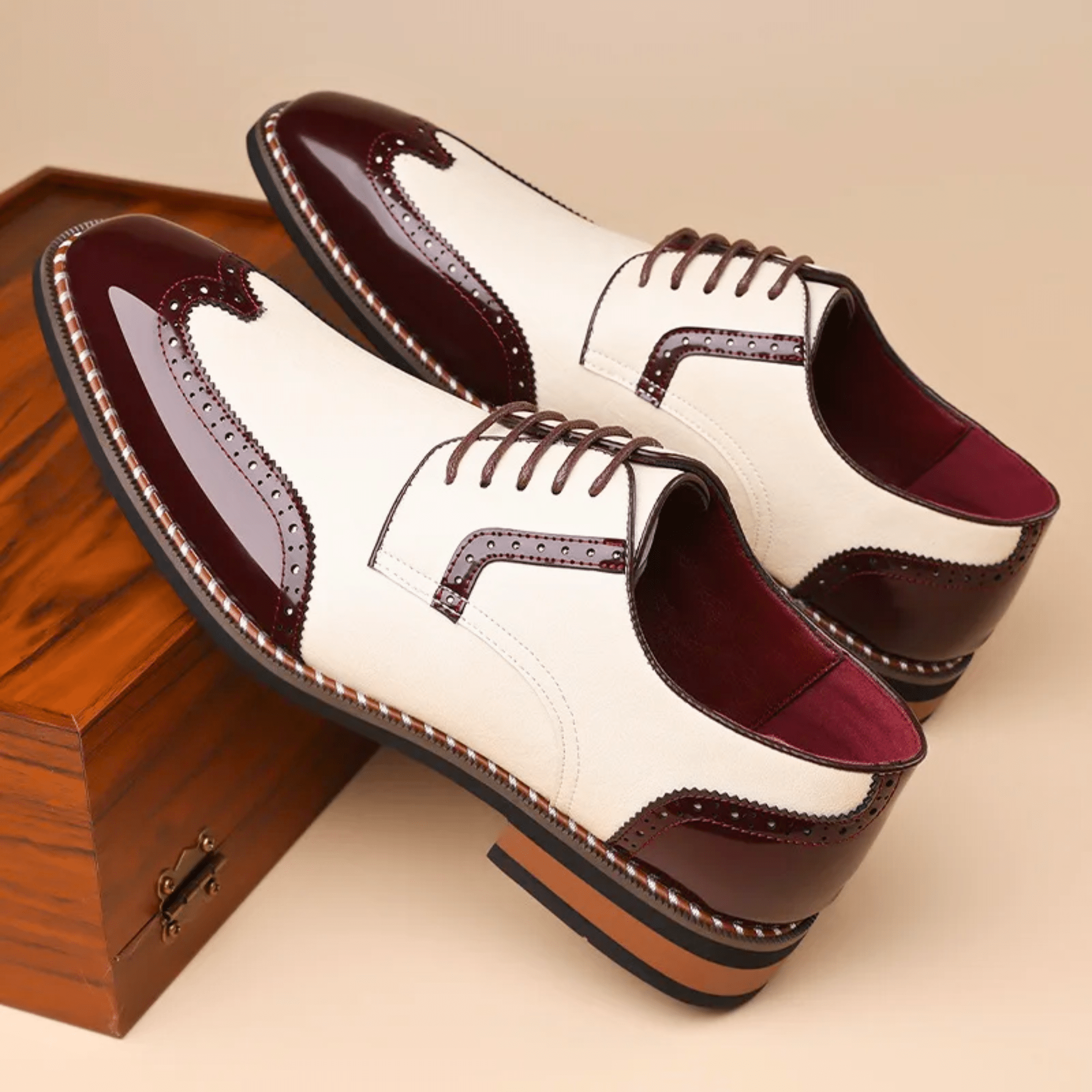 MARIVELOFASHION | SCARPE BICOLORE DA UOMO